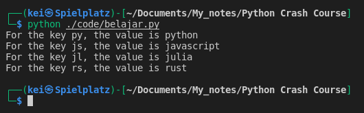 For Loop Tuple Unpack
